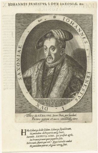 Portrait of John Ernest I, Duke of Saxony-Coburg