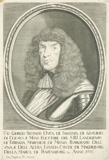 Portrait of Elector John George II of Saxony