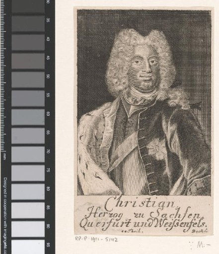Portrait of Christian of Saxe-Weissenfels