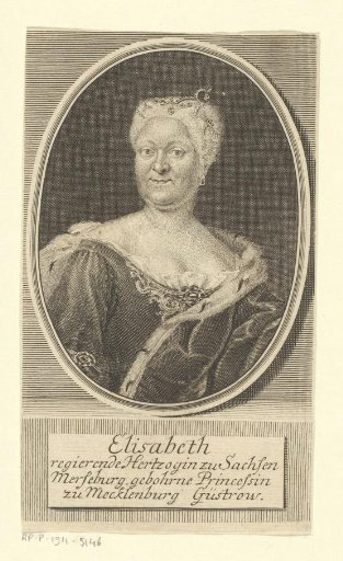 Portrait of Elisabeth von Sachsen-Merseburg