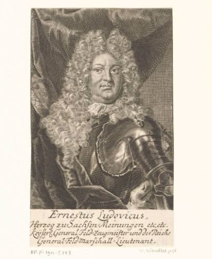 Portrait of Ernst Ludwig I von Sachsen-Meiningen