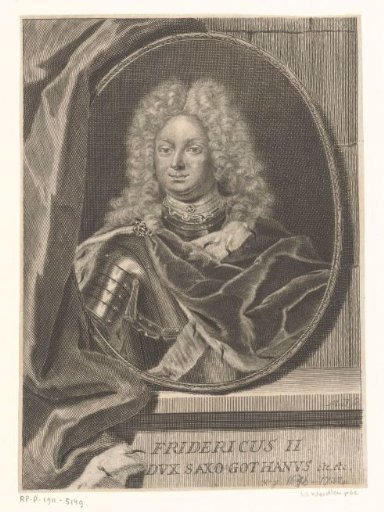 Portrait of Frederick II of Saxe-Gotha-Altenburg