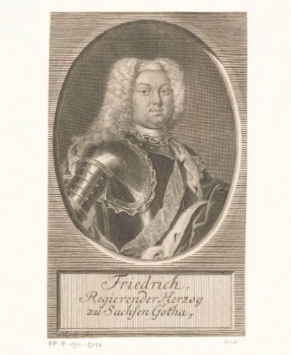 Portrait of Frederick II of Saxe-Gotha-Altenburg