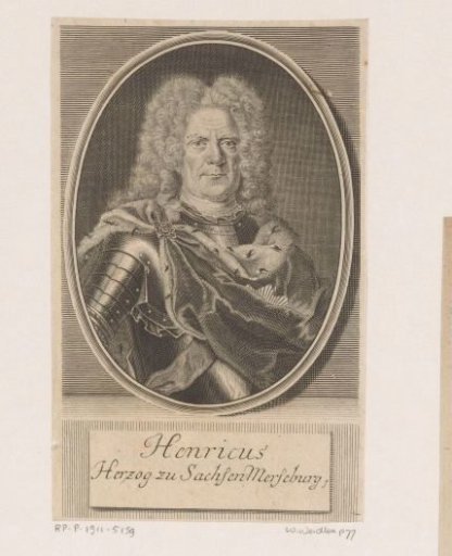 Portrait of Heinrich von Sachsen-Merseburg