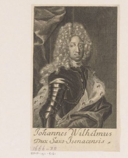 Portrait of Johann Wilhelm von Sachsen-Eisenach
