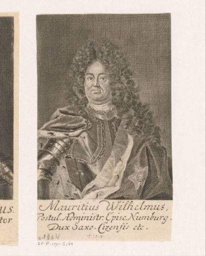 Portrait of Moritz Wilhelm von Sachsen-Zeitz