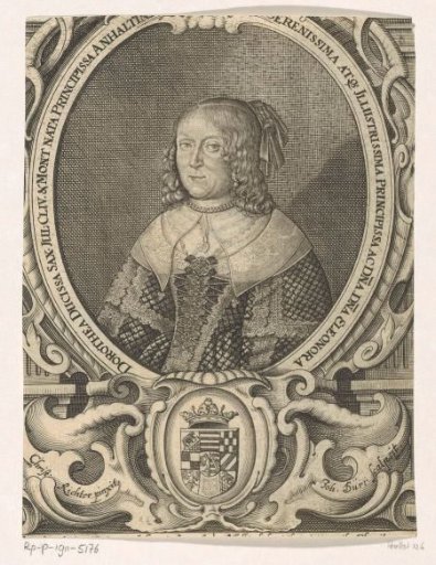 Portrait of Eleonore Dorothea of Saxony-Weimar