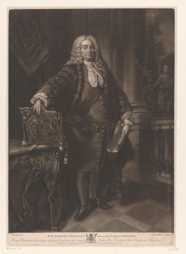 Portrait of Robert Walpole