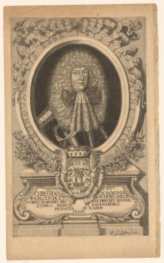 Portrait of Christian of Saxony