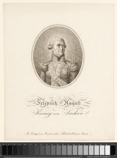 Portrait of Frederick Augustus I, King of Saxony