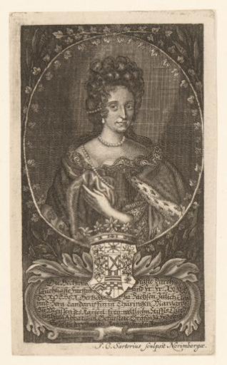 Portrait of Anna Dorothea of Saxony-Weimar