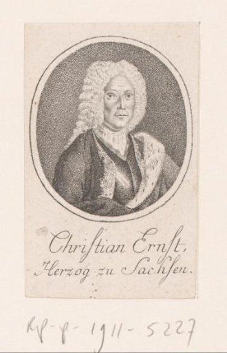Portrait of Christian Ernst von Saxony-Saalfeld