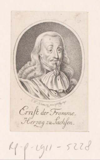 Portrait of Ernst I, Duke of Saxony-Gotha-Altenburg
