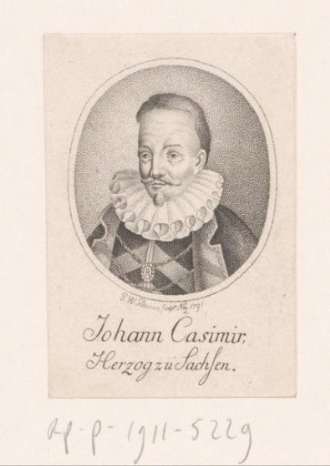 Portrait of Johann Casimir, Duke of Saxony-Coburg