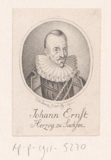 Portrait of Johan Ernst, Duke of Saxony-Coburg