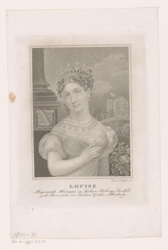Portrait of Louise, Duchess of Saxe-Coburg-Saalfeld