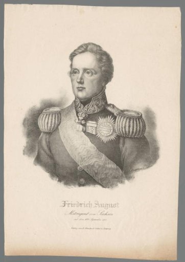 Portrait of Frederick Augustus II of Saxony