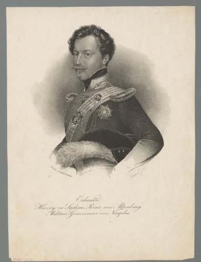 Portrait of Edward of Saxe-Altenburg