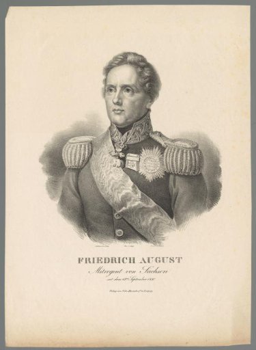 Portrait of Frederick Augustus II of Saxony