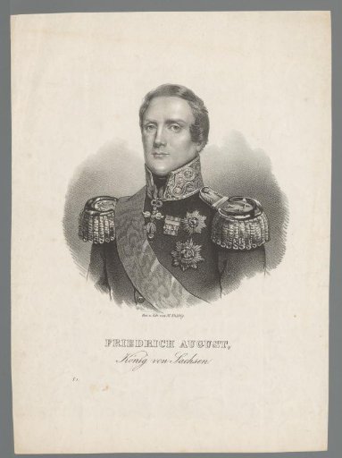 Portrait of Frederick August II, King of Saxony