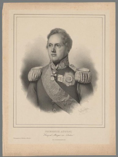 Portrait of Frederick Augustus II, King of Saxony