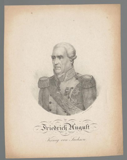 Portrait of Frederick Augustus I, King of Saxony