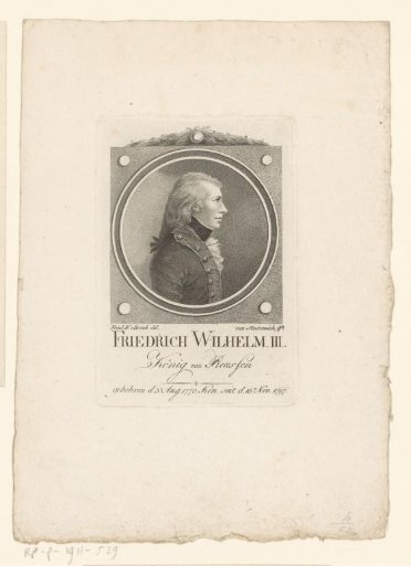 Portrait of Friedrich Wilhelm III of Prussia