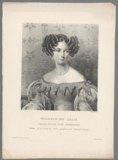 Portrait of Wilhelmine Luise von Anhalt-Bernburg