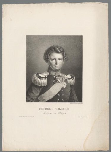 Portrait of Frederick William IV King of Prussia