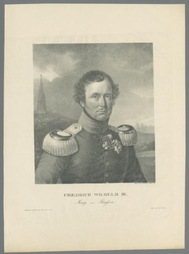 Portrait of Frederick William III King of Prussia