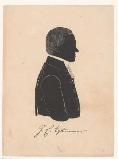 Silhouette Portrait of J.C. Eijkman