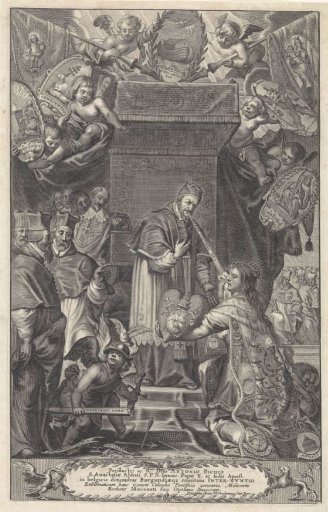 Title page with Pope Innocent X