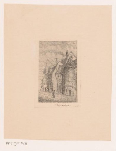 View of Rue de Tournai, 1842