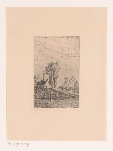House along a bank