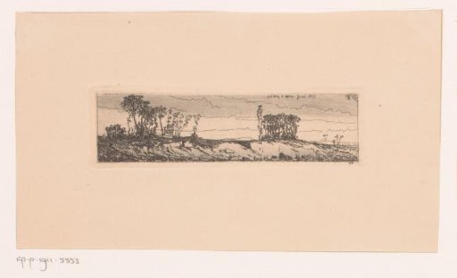 Landscape with Two Groups of Trees