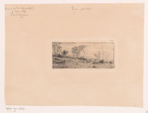 Landscape with Trees and a Small Figure