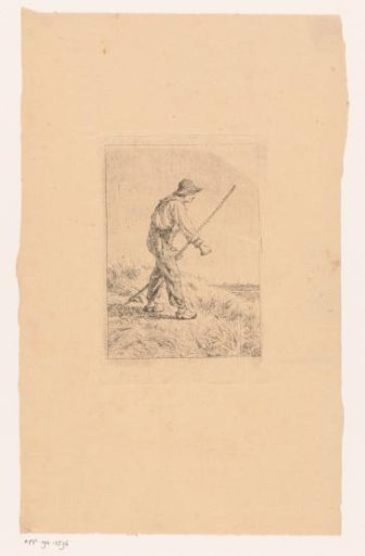 Peasant Mowing the Field