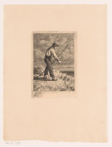 Peasant Mowing the Field