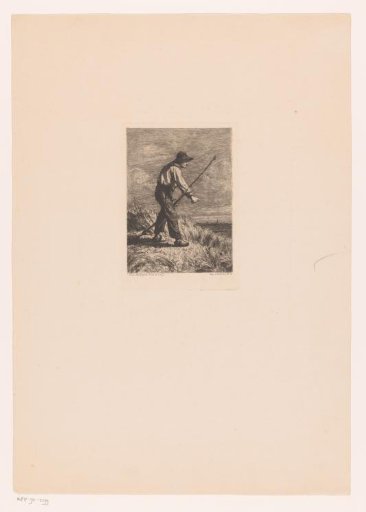 Peasant Mowing the Field