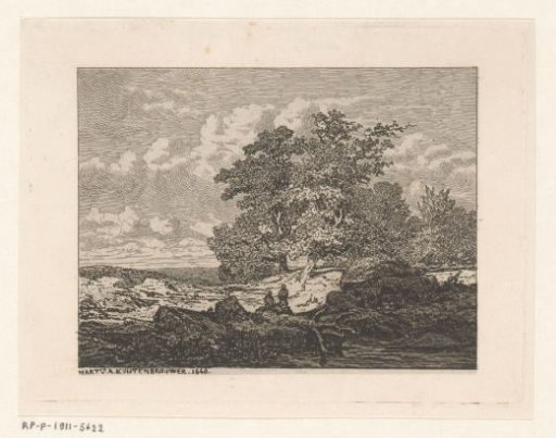 Landscape with Oaks