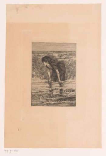 Girl in the surf