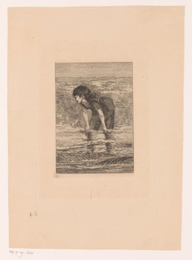 Girl in the surf
