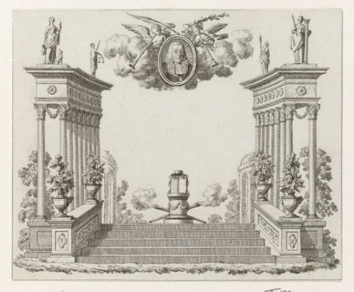 Allegory in honor of Hendrik Danielsz. Hooft, 1787