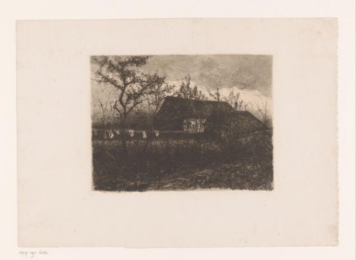 Landscape with a farmstead