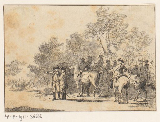 Cavalry near a Battle