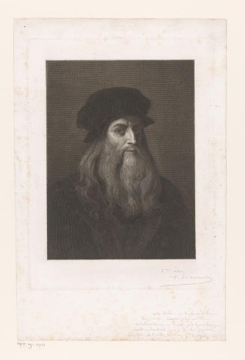Portrait of an unknown man with a long beard