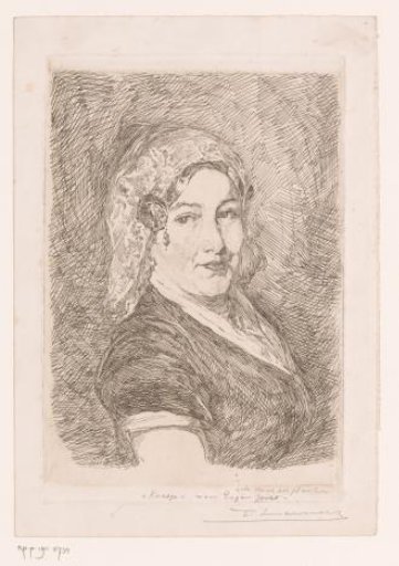 Portrait of an unknown woman