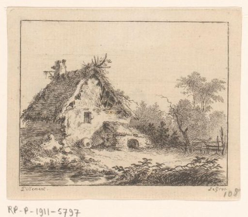 Country house in a landscape