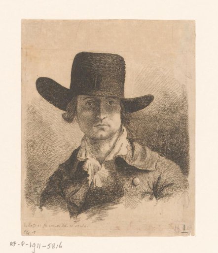 Self-portrait with hat