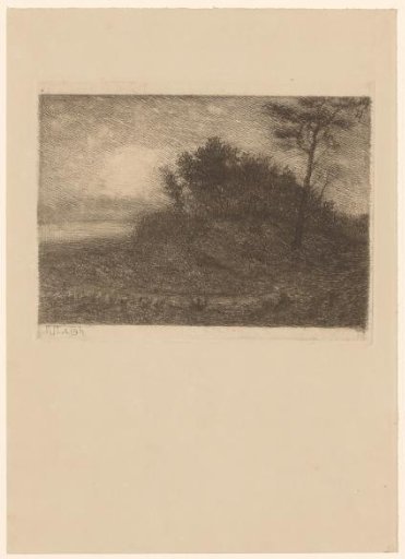 Hilly Landscape with Trees